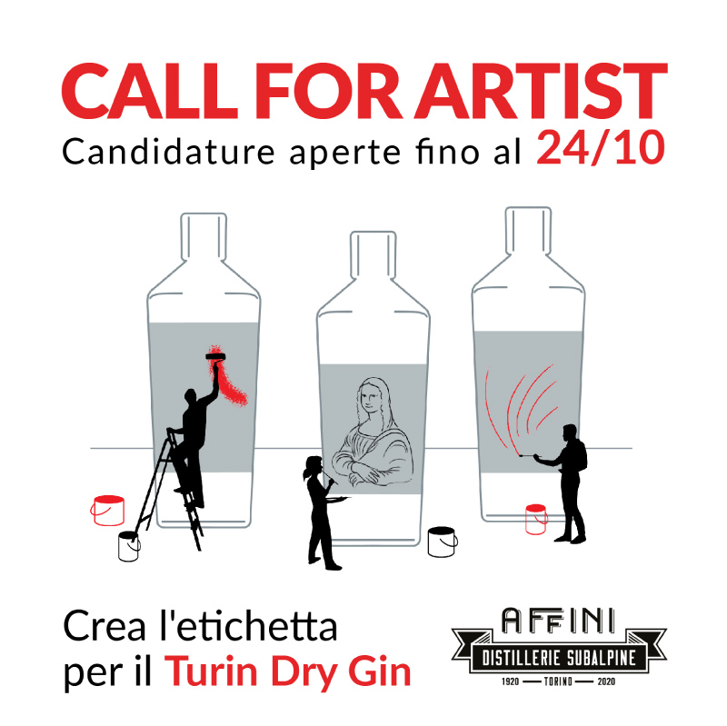 Call for artist Turin Dry Gin