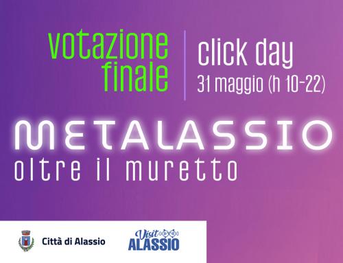 Votazione finale del contest artistico METALASSIO: click day 31/05